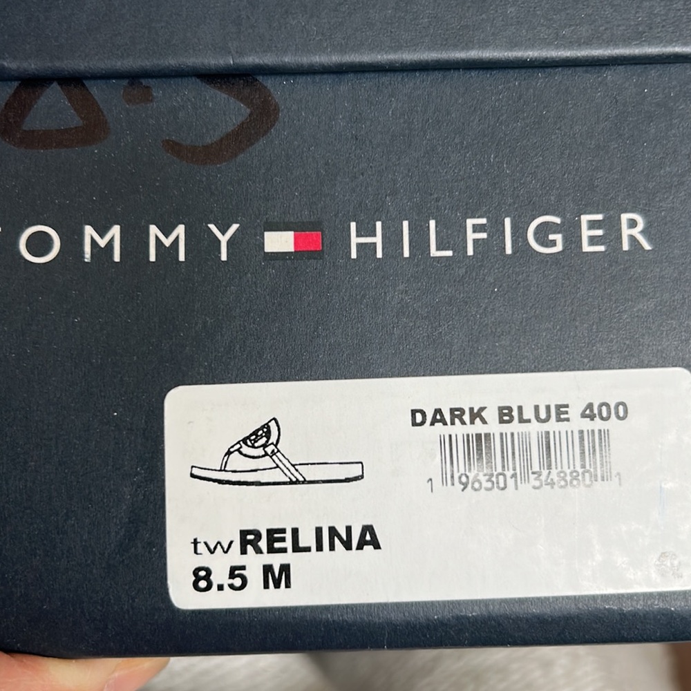 New in Box. Tommy Hilfiger Red, White & Blue Relina Sandals Size 8.5M - Picture 10 of 11